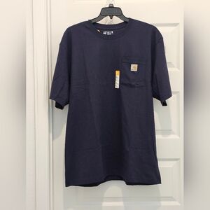 Carhartt Men's Dark Blue Short Sleeve Tee, NWT, Size XL